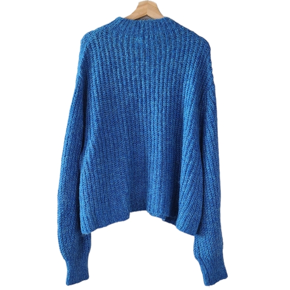 Happy X Nature Blue Comfy Knit Sweater - Picture 2 of 8